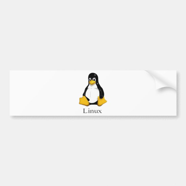 Adesivo Para Carro linux (Frente)
