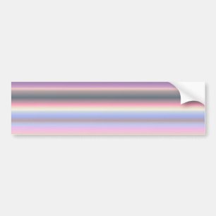 Adesivo Para Carro Listras de Arco-íris Pastel - Padrão