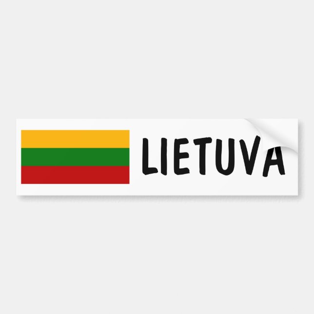 Adesivo Para Carro Lithuania (Frente)