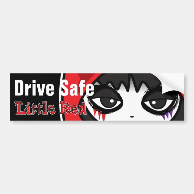 Adesivo Para Carro Little Red Drive Safe (Frente)