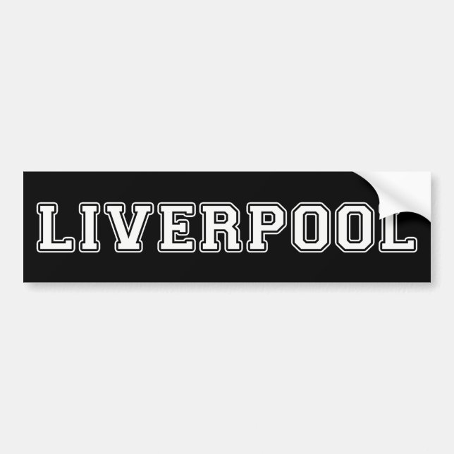 Adesivo Para Carro Liverpool England (Frente)