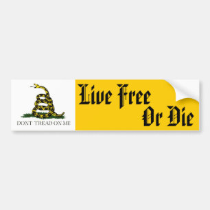 Adesivo Para Carro Livres vivos ou morrem