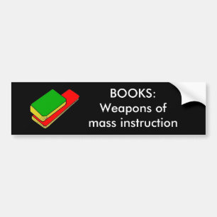 Adesivo Para Carro LIVROS - autocolante no vidro traseiro