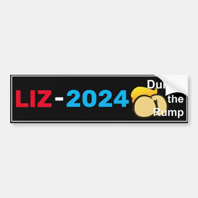 Adesivo Para Carro Liz 2024 despeje o autocolante (Frente)