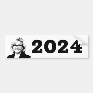 ADESIVO PARA CARRO LIZ CHENEY 2024
