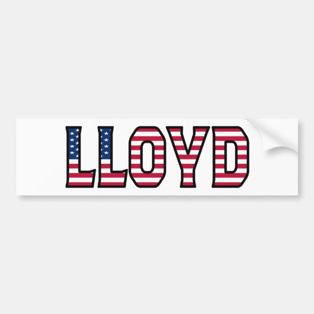 Adesivo Para Carro Lloyd Name Vorname USA Aufkleber Sticker Auto (Frente)