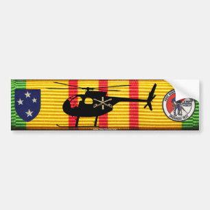 Adesivo Para Carro Loach de D/1/1st Cav 2ó Inf Div OH-6 na fita de