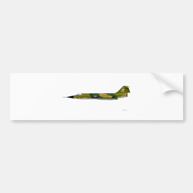 Adesivo Para Carro Lockheed F-104 Starfighter (Frente)