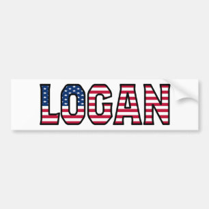 Adesivo Para Carro Logan Name Vorname USA Aufkleber Sticker Auto