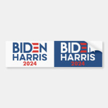 Logotipo Biden Harris 2024 - Corte na metade para