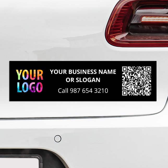 Adesivo Para Carro Logotipo comercial personalizado Código QR Promoci (Criador carregado)