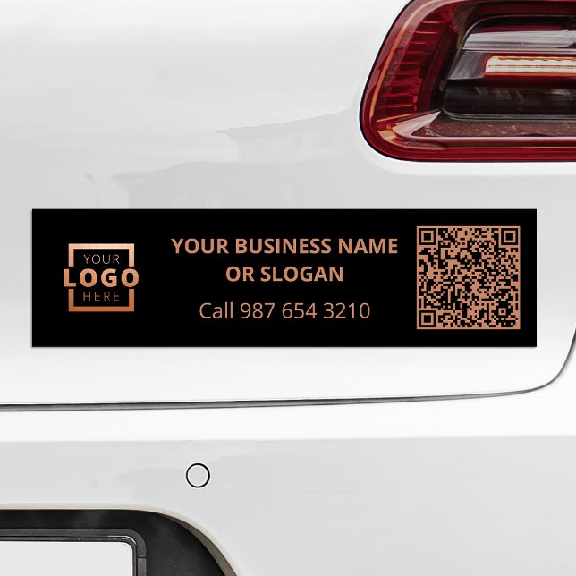 Adesivo Para Carro Logotipo comercial personalizado Código QR Promoci (Criador carregado)