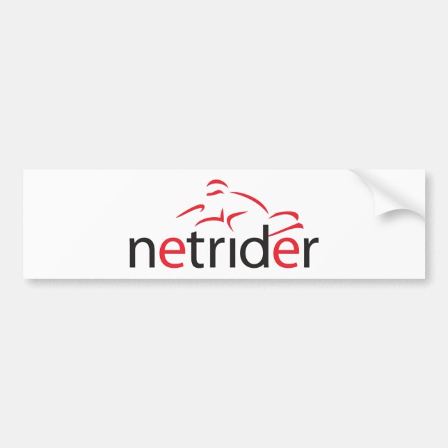Adesivo Para Carro Logotipo de Netrider (Frente)