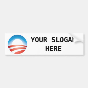 Adesivo Para Carro Logotipo de Obama
