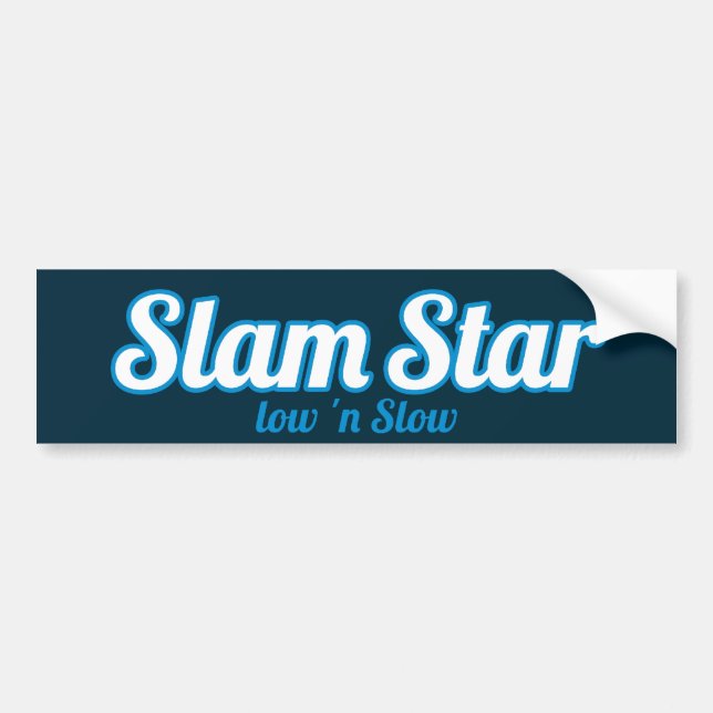 Adesivo Para Carro Logotipo de SlamStar (Frente)
