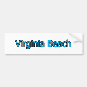 Adesivo Para Carro Logotipo de texto da Virginia Beach