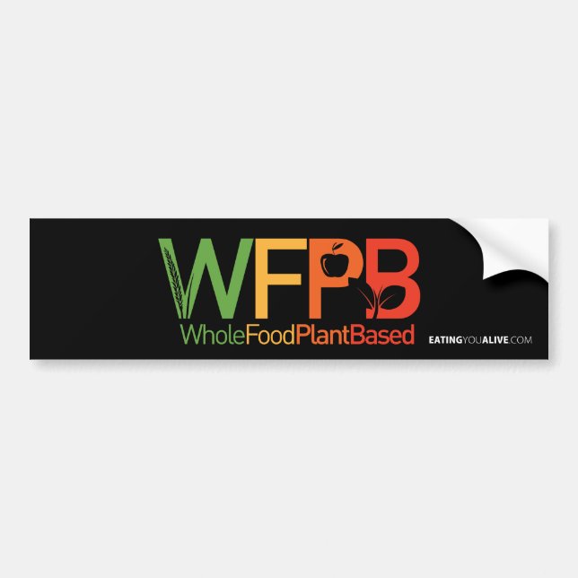 Adesivo Para Carro Logotipo de WFPB - autocolante no vidro traseiro (Frente)