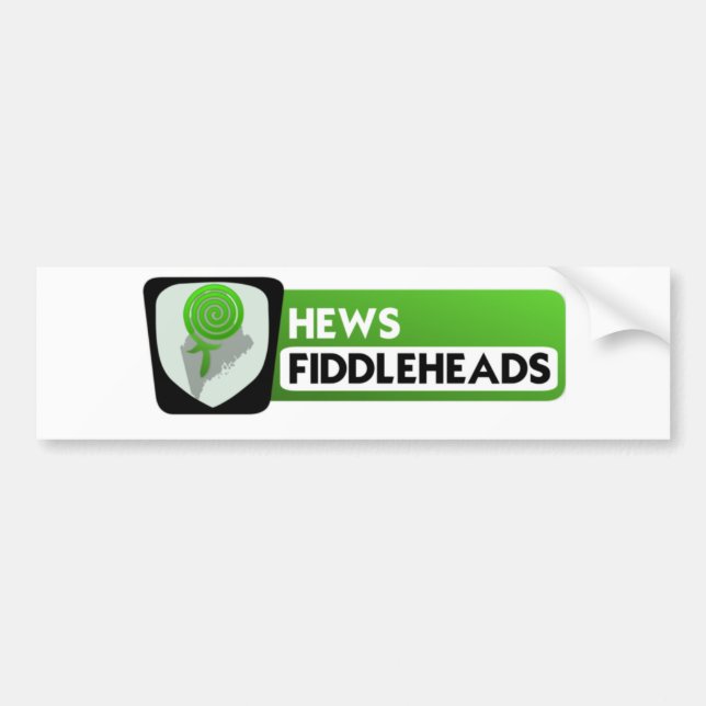 Adesivo Para Carro Logotipo do Fiddlehead mais grande (Frente)