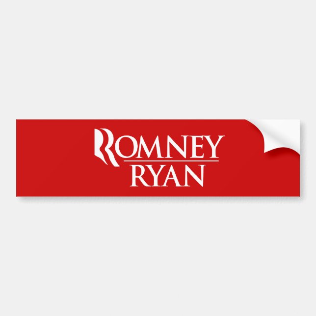 ADESIVO PARA CARRO LOGOTIPO DO OFICIAL ROMNEY RYAN - .PNG (Frente)