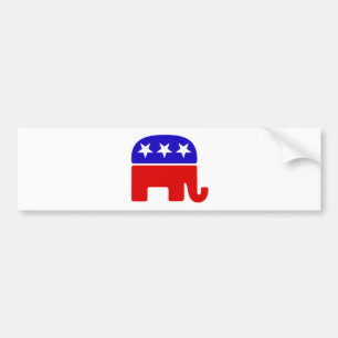 Adesivo Para Carro Logotipo elefante republicano