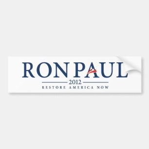Adesivo Para Carro logotipo eleitoral do presidente dos eua ron paul