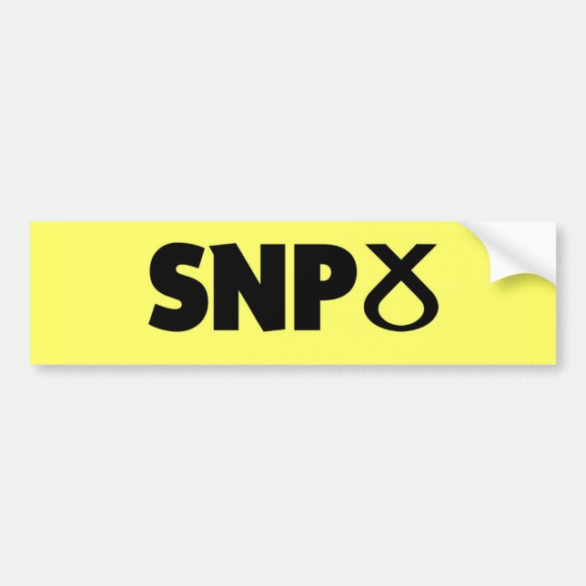 Adesivo Para Carro Logotipo escocês do partido (SNP) nacional (Frente)