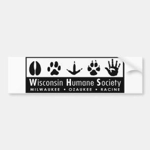 Adesivo Para Carro Logotipo humano da sociedade de Wisconsin
