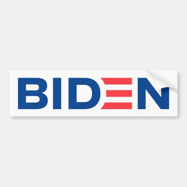 Adesivo Para Carro Logotipo Joe Biden (Frente)