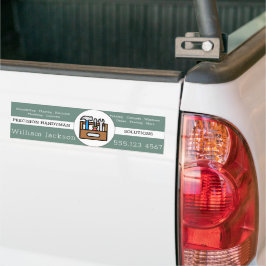 Adesivo Para Carro logotipo personalizado de construção de homem habi