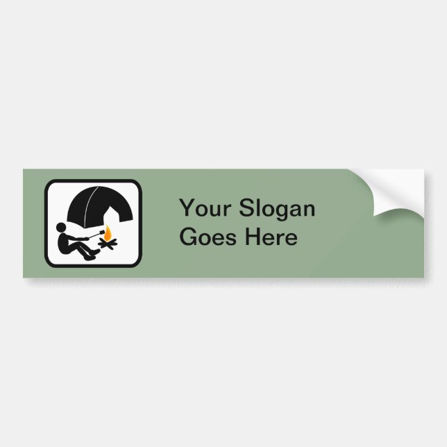 Adesivo Para Carro Logotipo personalizável do Camper (Frente)