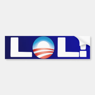 Adesivo Para Carro LOL anti Obama
