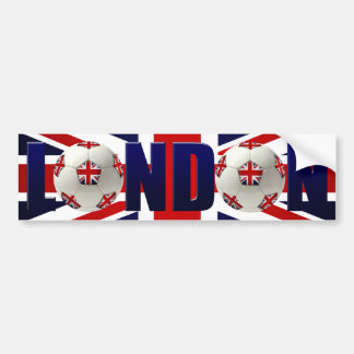 Adesivo Para Carro London Football Flag Bumper Sticker