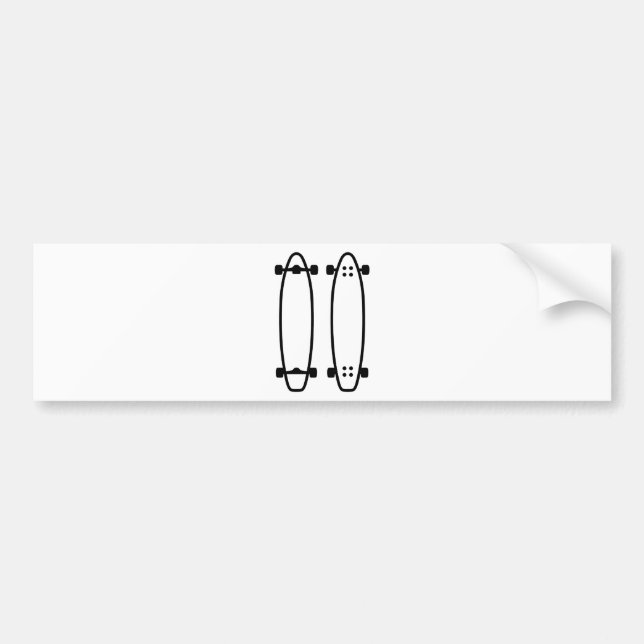 Adesivo Para Carro Longboards (Frente)
