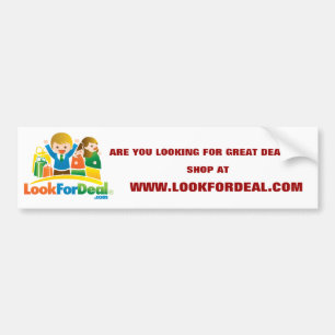 Adesivo Para Carro LookForDeal-BumperSticker