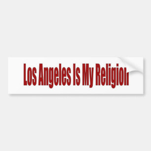Adesivo Para Carro Los Angeles é minha religião