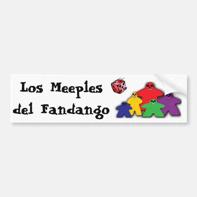Adesivo Para Carro Los Meeples del Fandango (Frente)