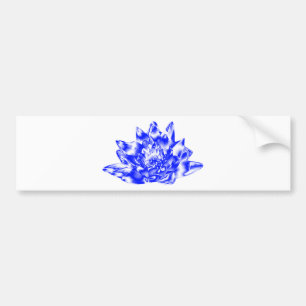Adesivo Para Carro Lotus cristalino azul