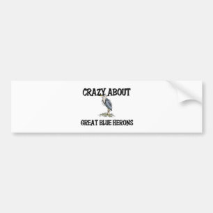 Adesivo Para Carro Louco sobre garças-reais de grande azul