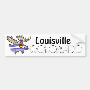 Adesivo Para Carro Louisville Colorado, artilharia artística do Alce