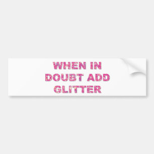 Adesivo Para Carro Lover Glitter Cor-de-Rosa de Cota