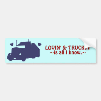 Adesivo Para Carro Lovin e Truckin