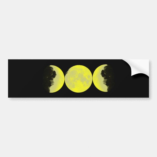 Adesivo Para Carro Lua fase moon phases (Frente)