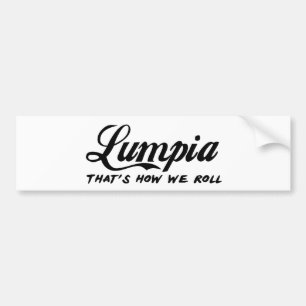 Adesivo Para Carro Lumpia que é como nós rolamos o autocolante no
