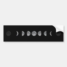 Adesivo Para Carro Lunar Moon Fases Celestiais