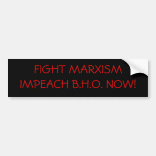 ADESIVO PARA CARRO LUTA MARXISMIMPEACH B.H.O. AGORA!