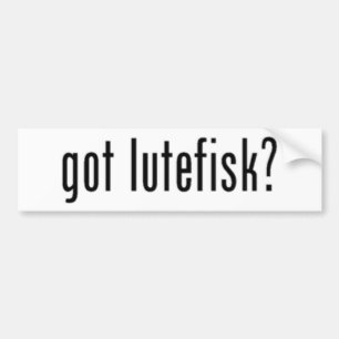 Adesivo Para Carro lutefisk obtido? autocolante no vidro traseiro