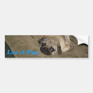 Adesivo Para Carro Luv-UM-Pug