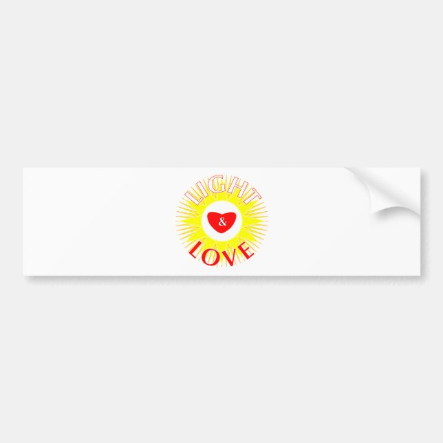 Adesivo Para Carro Luz & amor (Frente)