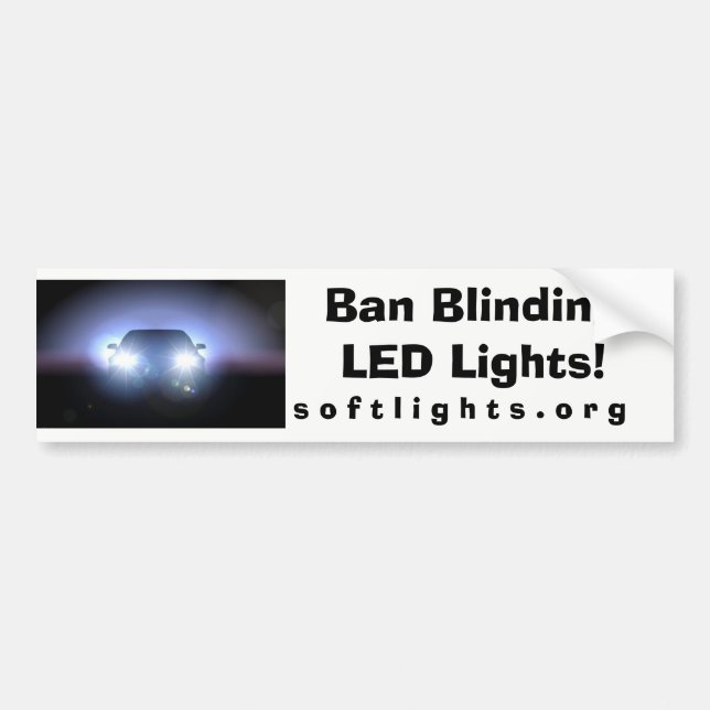 Adesivo Para Carro Luzes LED de bloqueio (Frente)