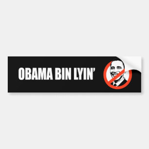 Adesivo Para Carro Lyin da caixa de Anti-Obama - de obama